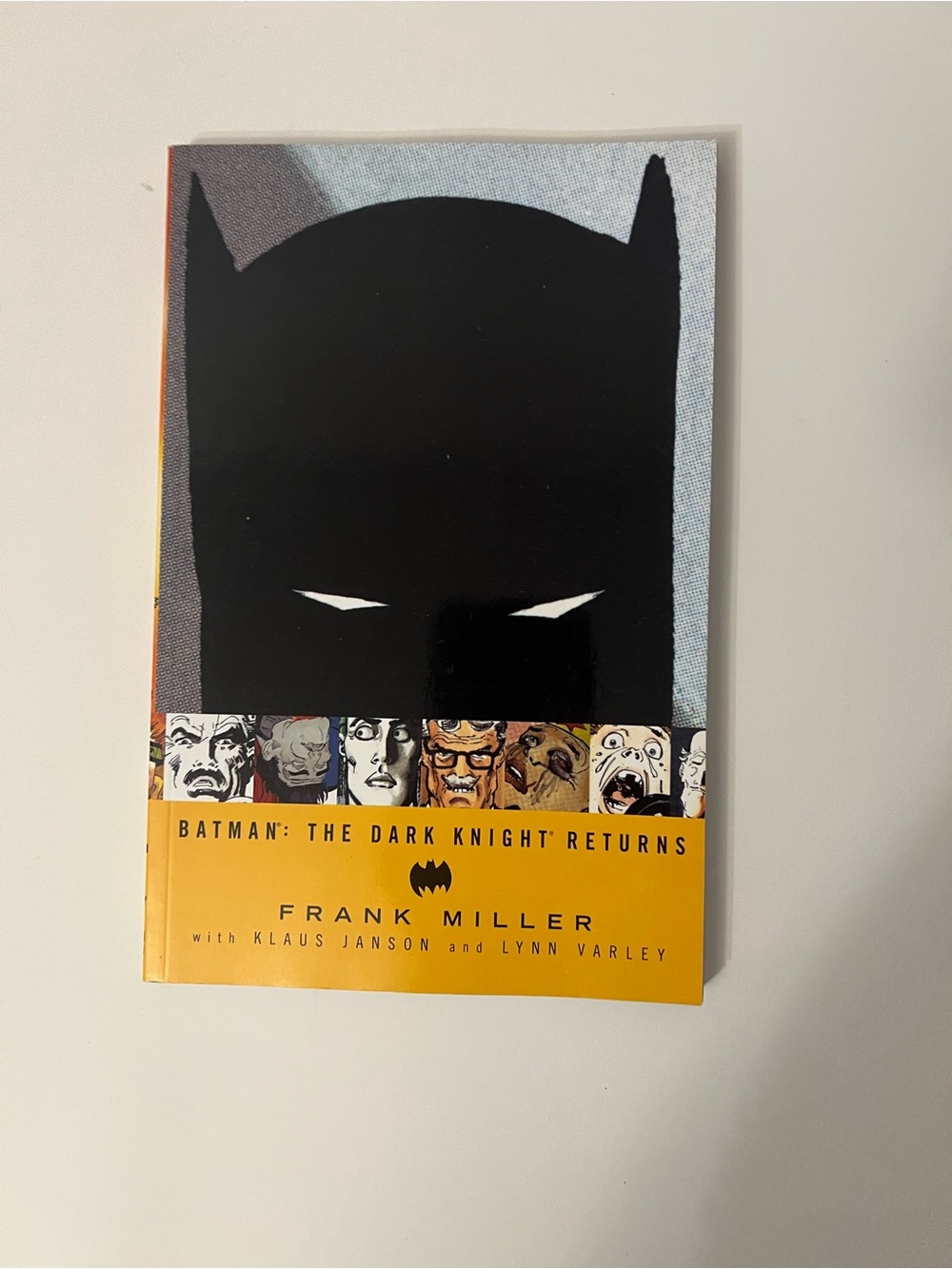 DC Comics Batman Graphic Novel Cover - Black & Yellow